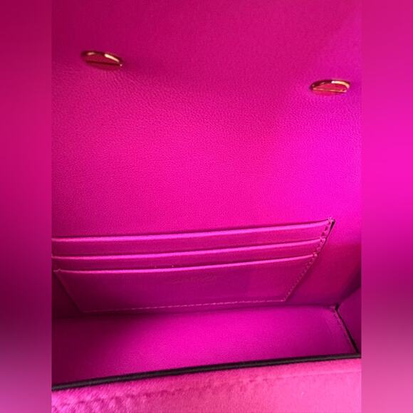 Versace Virtus Satin Mini Chain Bag pink - Picture 5 of 7